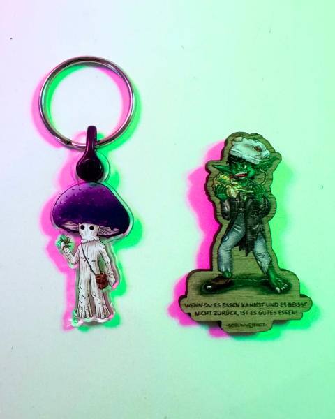 Merch-Set Schlüsselanhänger & Kühlschrankmagnet